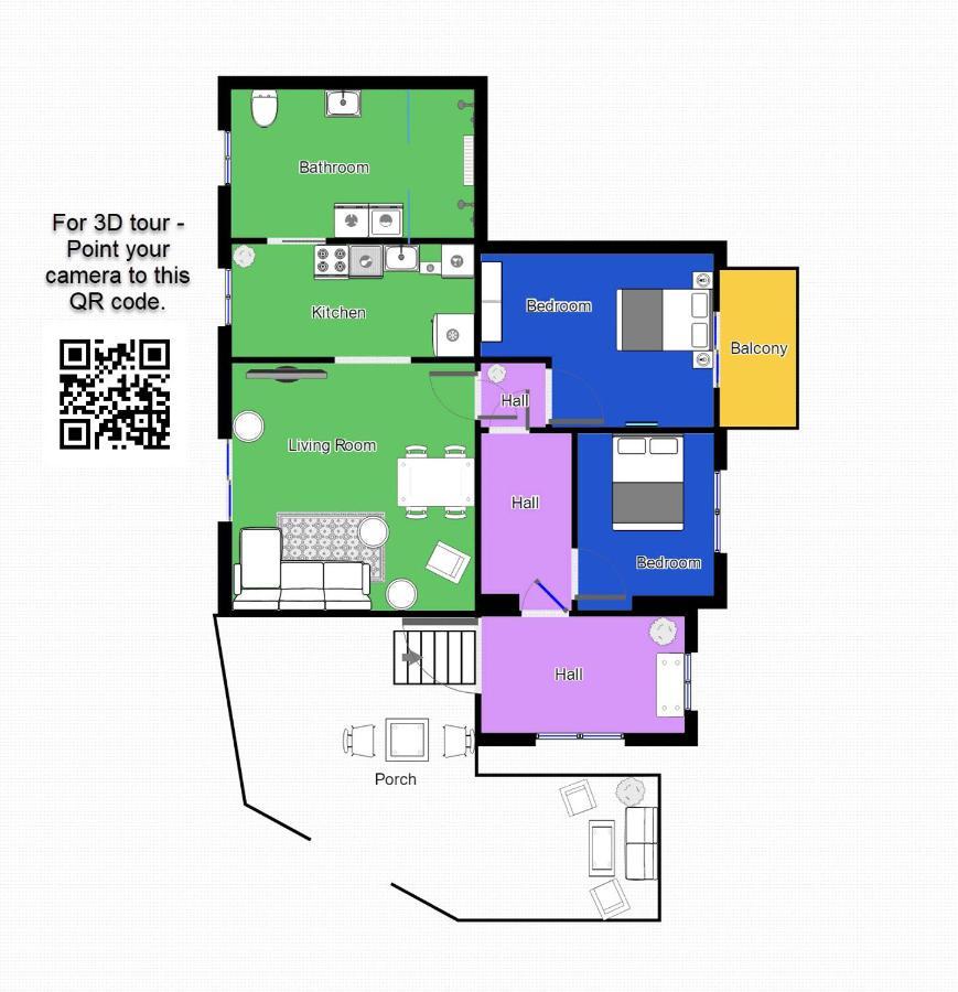 Aday - 2 Bedroom Apartment With Patio Ольборг Экстерьер фото